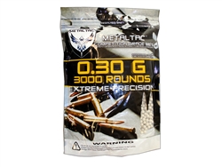 MetalTac 0.3g BB 6mm Airsoft 3,000 Rounds