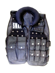 Tactical Vest with 10 Magazine pouches + Neck cushion