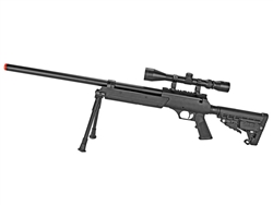 Well MB13 Tactical Bolt-Action Airsoft Sniper Rifle Command Stock w/ 3 ...